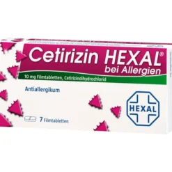 CETIRIZIN HEXAL Filmtabletten bei Allergien 7 St