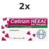 CETIRIZIN HEXAL Filmtabletten bei Allergien Set 2x20St