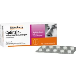 CETIRIZIN-ratiopharm bei Allergien 10 mg Filmtabl. 100 St