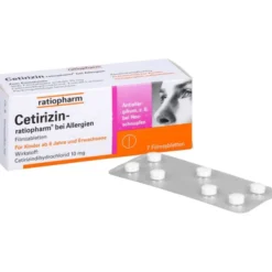 CETIRIZIN-ratiopharm bei Allergien 10 mg Filmtabl. 7 St