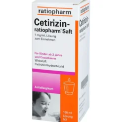 CETIRIZIN-ratiopharm Saft 150 ml
