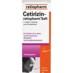 CETIRIZIN-ratiopharm Saft 150 ml