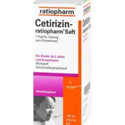 CETIRIZIN-ratiopharm Saft 150 ml
