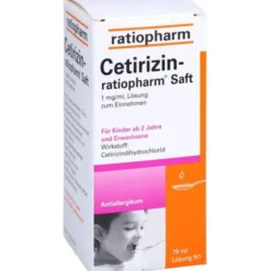 CETIRIZIN-ratiopharm Saft 75 ml