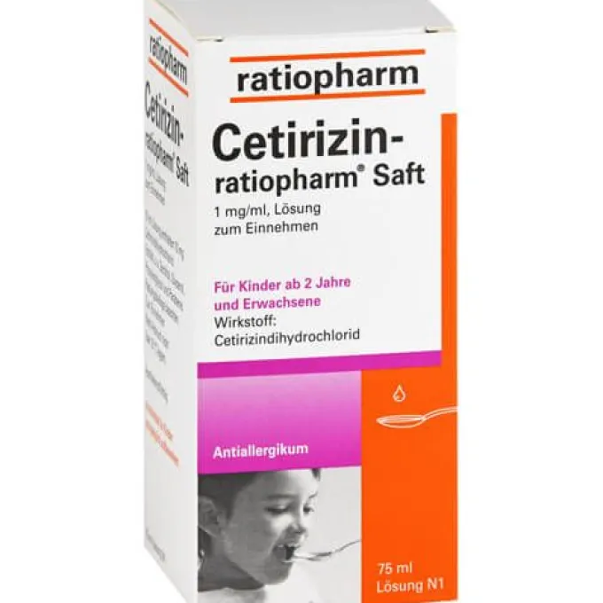 CETIRIZIN-ratiopharm Saft 75 ml
