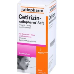 CETIRIZIN-ratiopharm Saft 75 ml