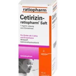 CETIRIZIN-ratiopharm Saft 75 ml
