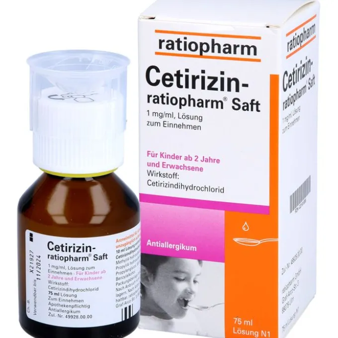 CETIRIZIN-ratiopharm Saft 75 ml