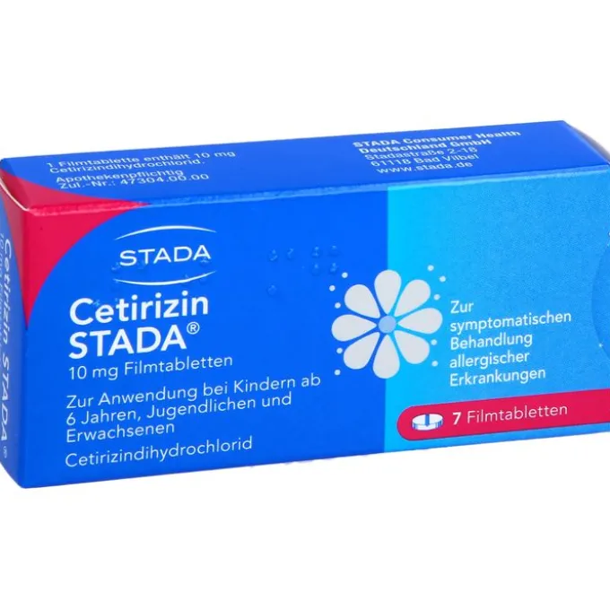 CETIRIZIN STADA 10 mg Filmtabletten 7 St