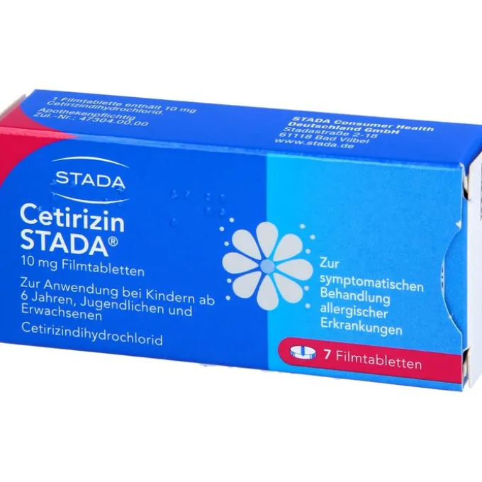 CETIRIZIN STADA 10 mg Filmtabletten 7 St