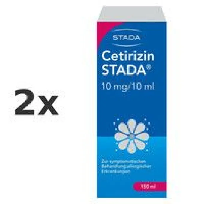 CETIRIZIN STADA Saft 10 mg/10 ml Set 2x 150ml