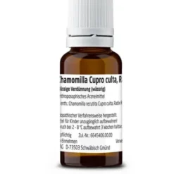 CHAMOMILLA CUPRO culta Radix Rh D 3 Dilution 20 ml