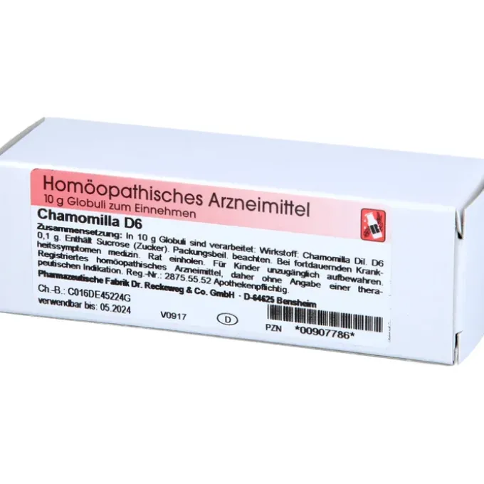 CHAMOMILLA D 6 Globuli 10 g