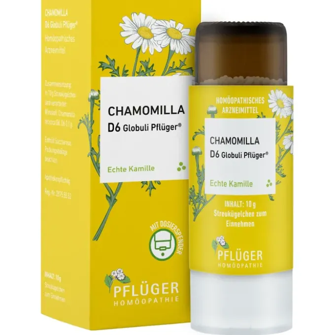 CHAMOMILLA D 6 Globuli Pflüger Globulispender 10 g