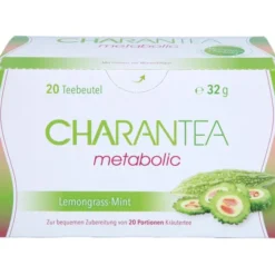 CHARANTEA metabolic Lemon/Mint Filterbeutel 20 Stück
