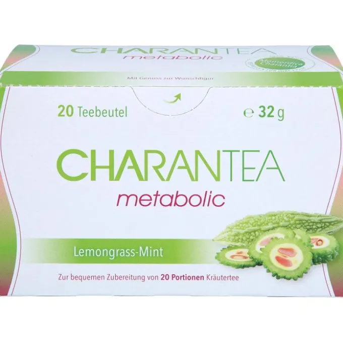 CHARANTEA metabolic Lemon/Mint Filterbeutel 20 Stück