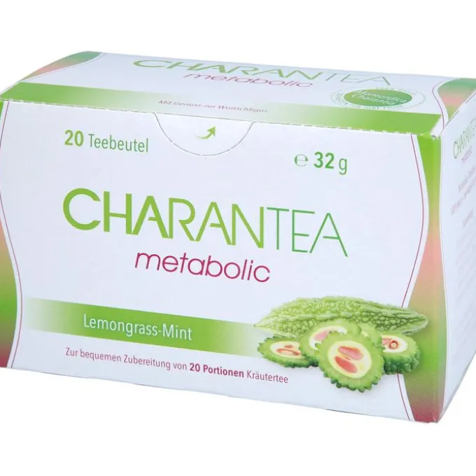 CHARANTEA metabolic Lemon/Mint Filterbeutel 20 Stück