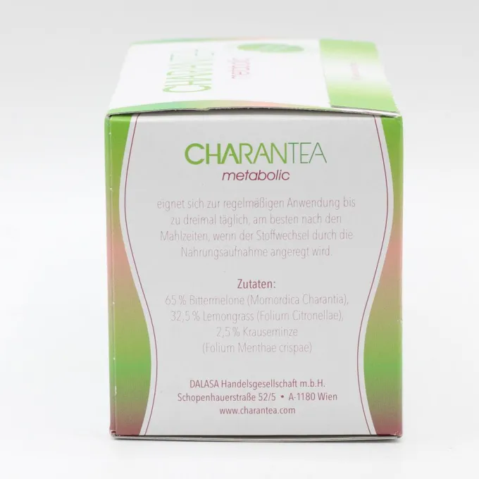 CHARANTEA metabolic Lemon/Mint Filterbeutel 20 Stück
