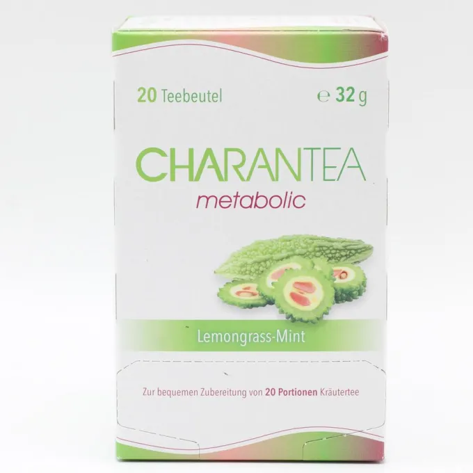 CHARANTEA metabolic Lemon/Mint Filterbeutel 20 Stück