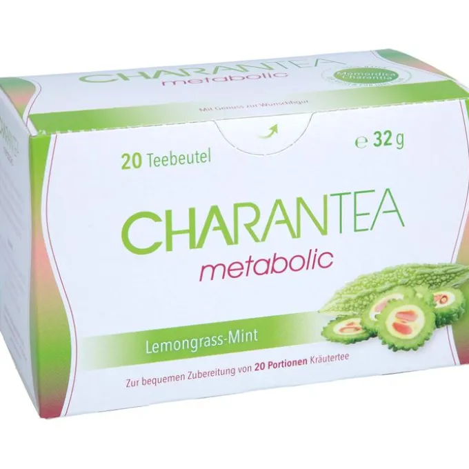 CHARANTEA metabolic Lemon/Mint Filterbeutel 20 Stück