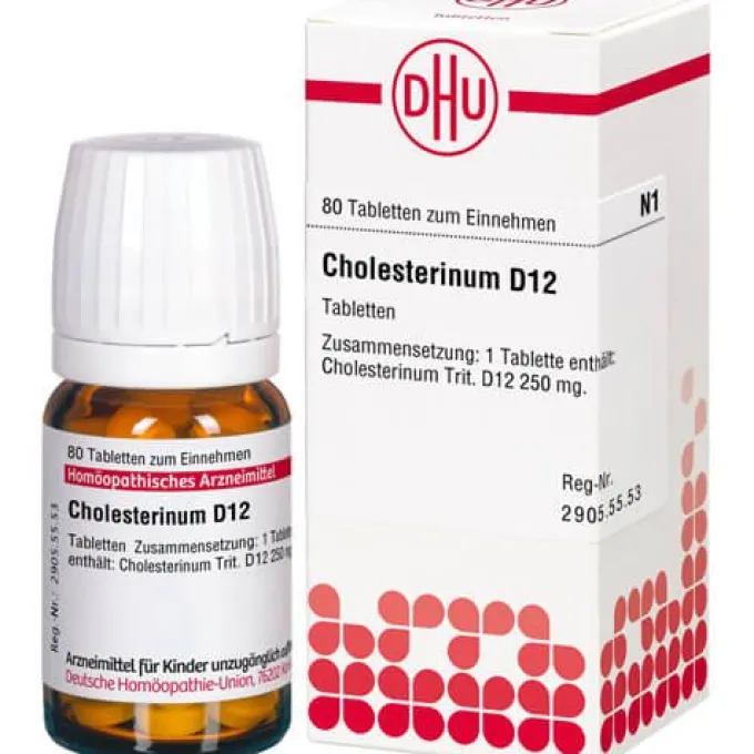 CHOLESTERINUM D 12 Tabletten 80 St