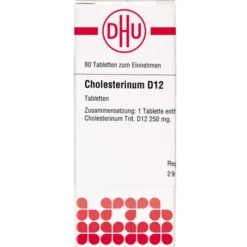 CHOLESTERINUM D 12 Tabletten 80 St