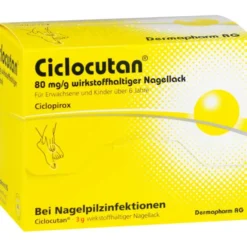 CICLOCUTAN 80 mg/g wirkstoffhaltiger Nagellack 3 g