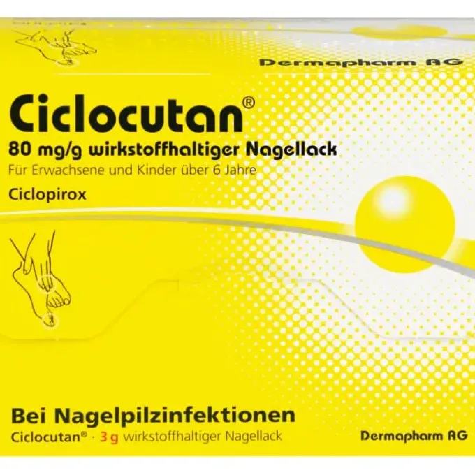 CICLOCUTAN 80 mg/g wirkstoffhaltiger Nagellack 3 g