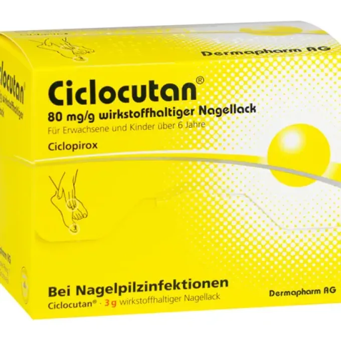 CICLOCUTAN 80 mg/g wirkstoffhaltiger Nagellack 3 g