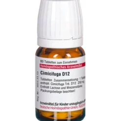 CIMICIFUGA D 12 Tabletten 80 St