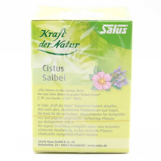 CISTUS SALBEI Kräutertee Kraft d.Natur Salus Fbtl. 15 Stück