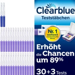 CLEARBLUE Fertilitätsmonitor Teststäbchen 30+3 33 St