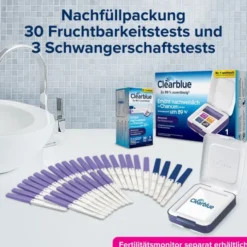CLEARBLUE Fertilitätsmonitor Teststäbchen 30+3 33 St