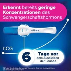 CLEARBLUE Schwangerschaftstest frühe Erkennung 5 St