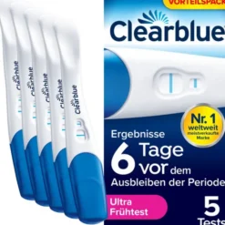 CLEARBLUE Schwangerschaftstest frühe Erkennung 5 St