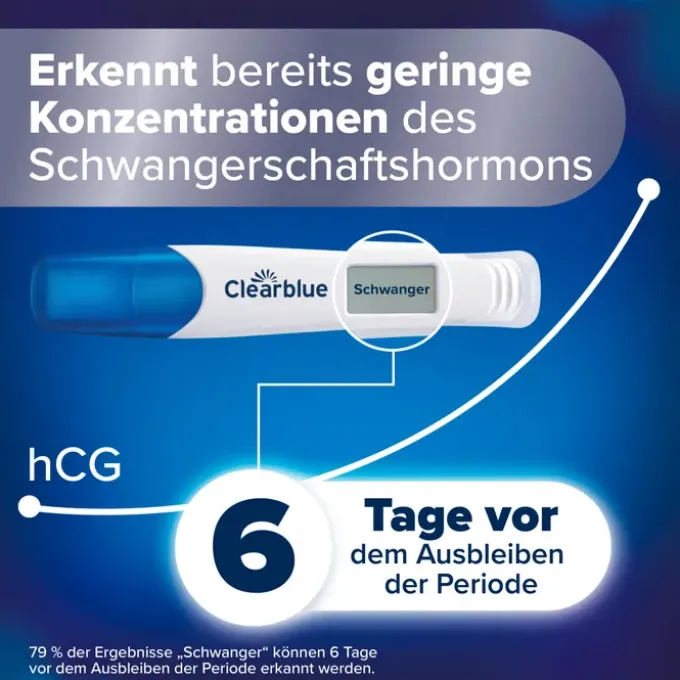 CLEARBLUE Schwangerschaftst.Ultra Frühtest digital 1 St