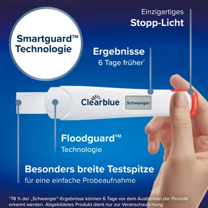 CLEARBLUE Schwangerschaftst.Ultra Frühtest digital 1 St