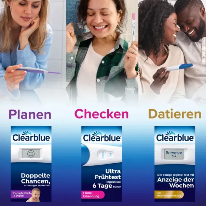 CLEARBLUE Schwangerschaftstest mit Worten & Wochenbestimmung 1 St