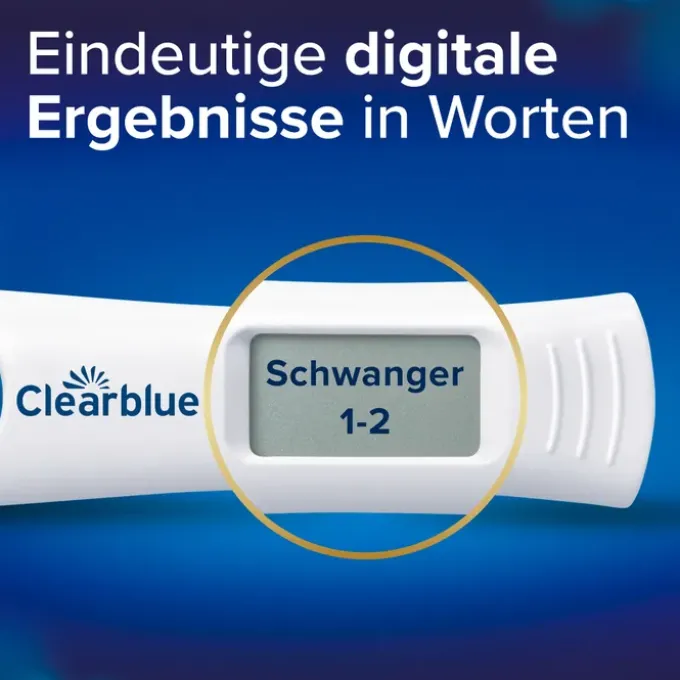 CLEARBLUE Schwangerschaftstest mit Worten & Wochenbestimmung 1 St