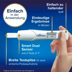 CLEARBLUE Schwangerschaftstest mit Worten & Wochenbestimmung 1 St