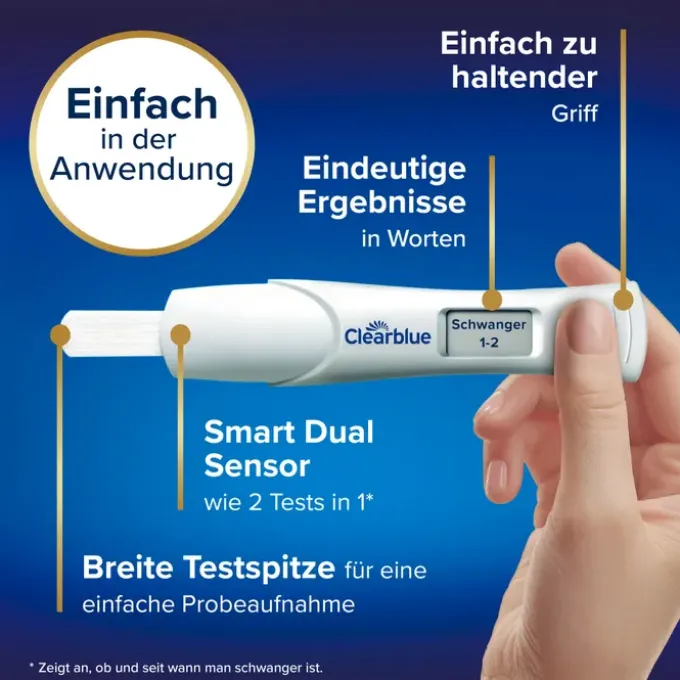 CLEARBLUE Schwangerschaftstest mit Worten & Wochenbestimmung 1 St