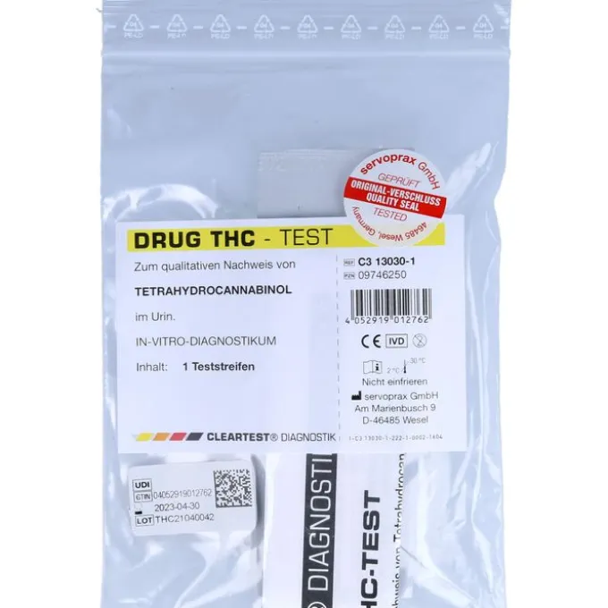 CLEARTEST Drogentest THC Teststreifen 1 St