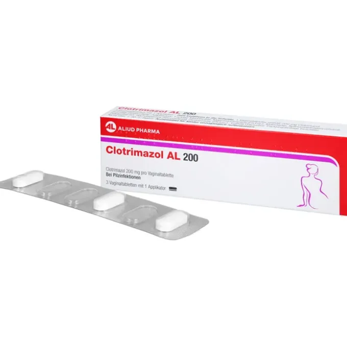 CLOTRIMAZOL AL 200 Vaginaltabletten 3 St