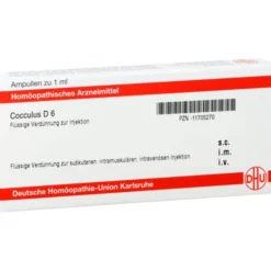 COCCULUS D 6 Ampullen 8X1 ml