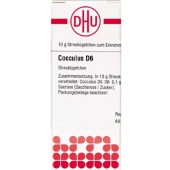 COCCULUS D 6 Globuli 10 g