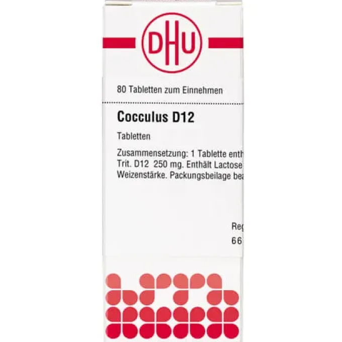 COCCULUS D 12 Tabletten 80 St