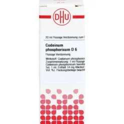 CODEINUM PHOSPHORICUM D 6 Dilution 20 ml