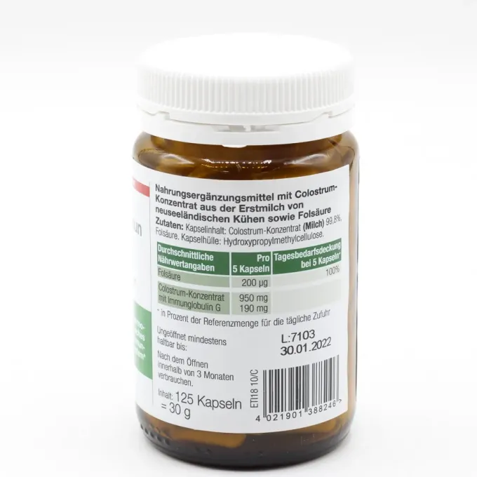 COLOSTRUM IMMUN Dr.Wolz Kapseln 125 Stück