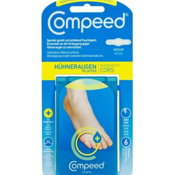 COMPEED Hühneraugen Pflaster feuchtigkeitsspendend 6 St