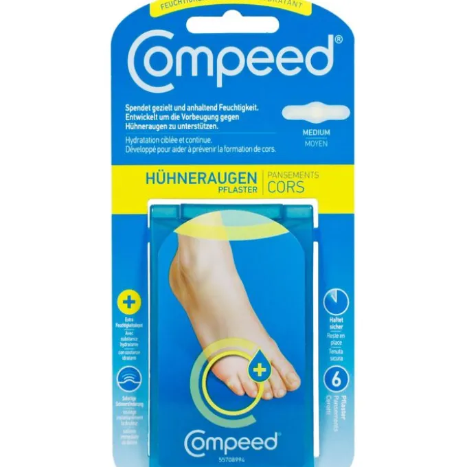 COMPEED Hühneraugen Pflaster feuchtigkeitsspendend 6 St
